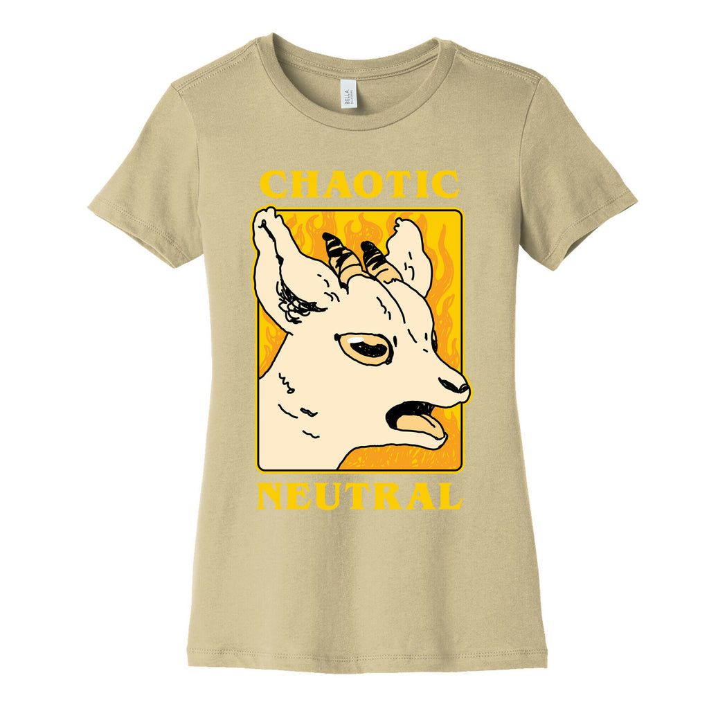 Chaotic Neutral Goat Women's Cotton Tee