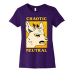 Chaotic Neutral Goat Women's Cotton Tee