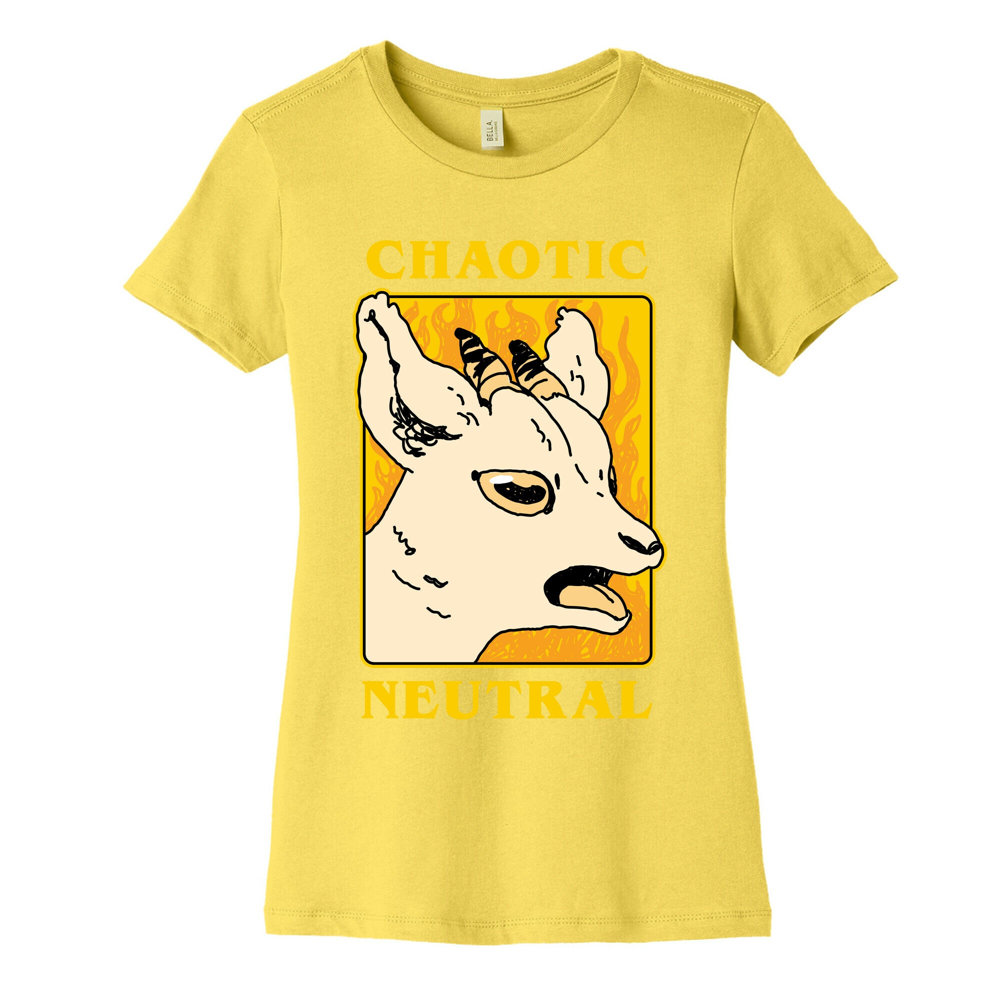 Chaotic Neutral Goat Women's Cotton Tee