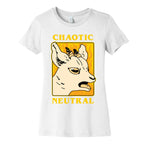 Chaotic Neutral Goat Women's Cotton Tee