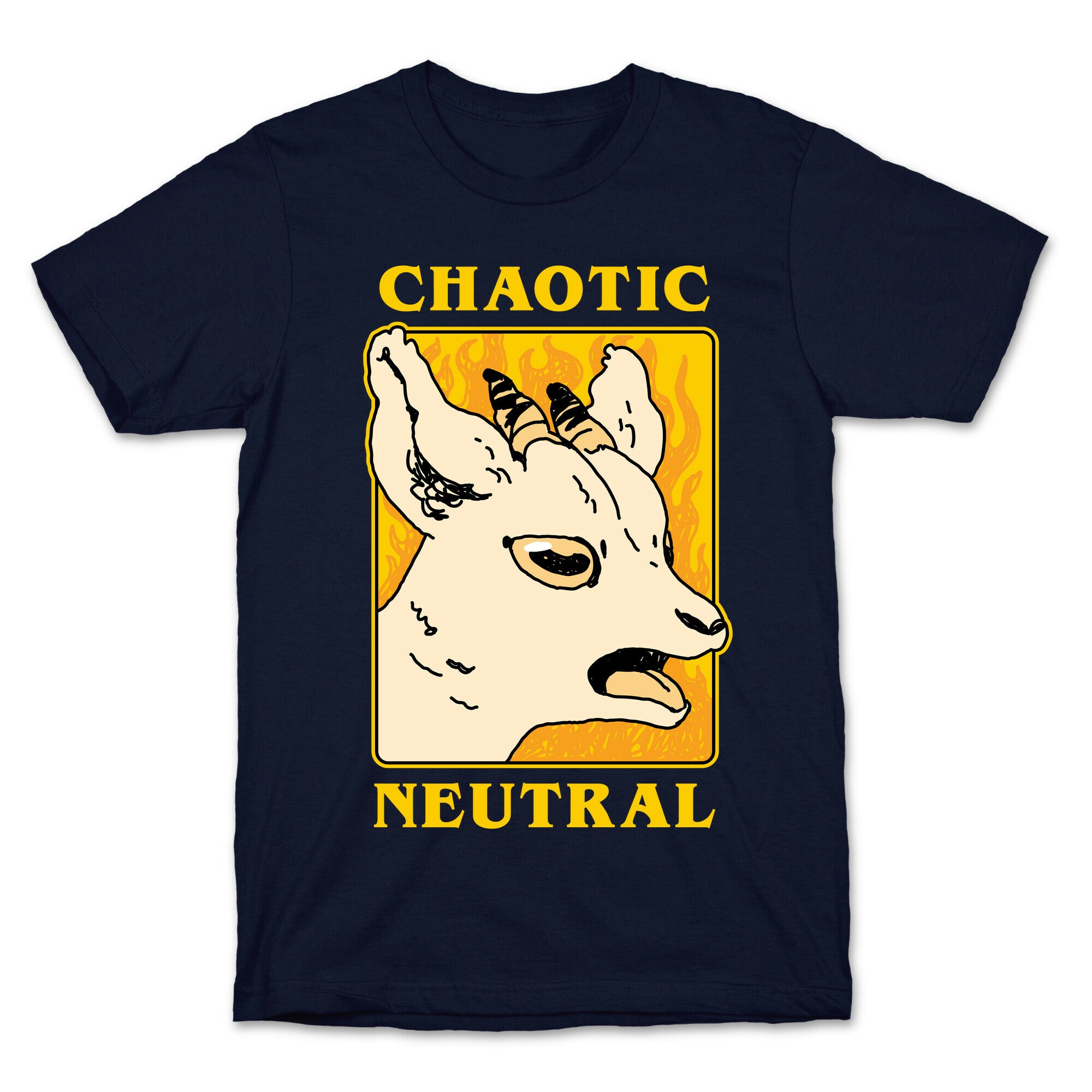 Chaotic Neutral Goat T-Shirt