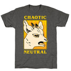Chaotic Neutral Goat Unisex Triblend Tee