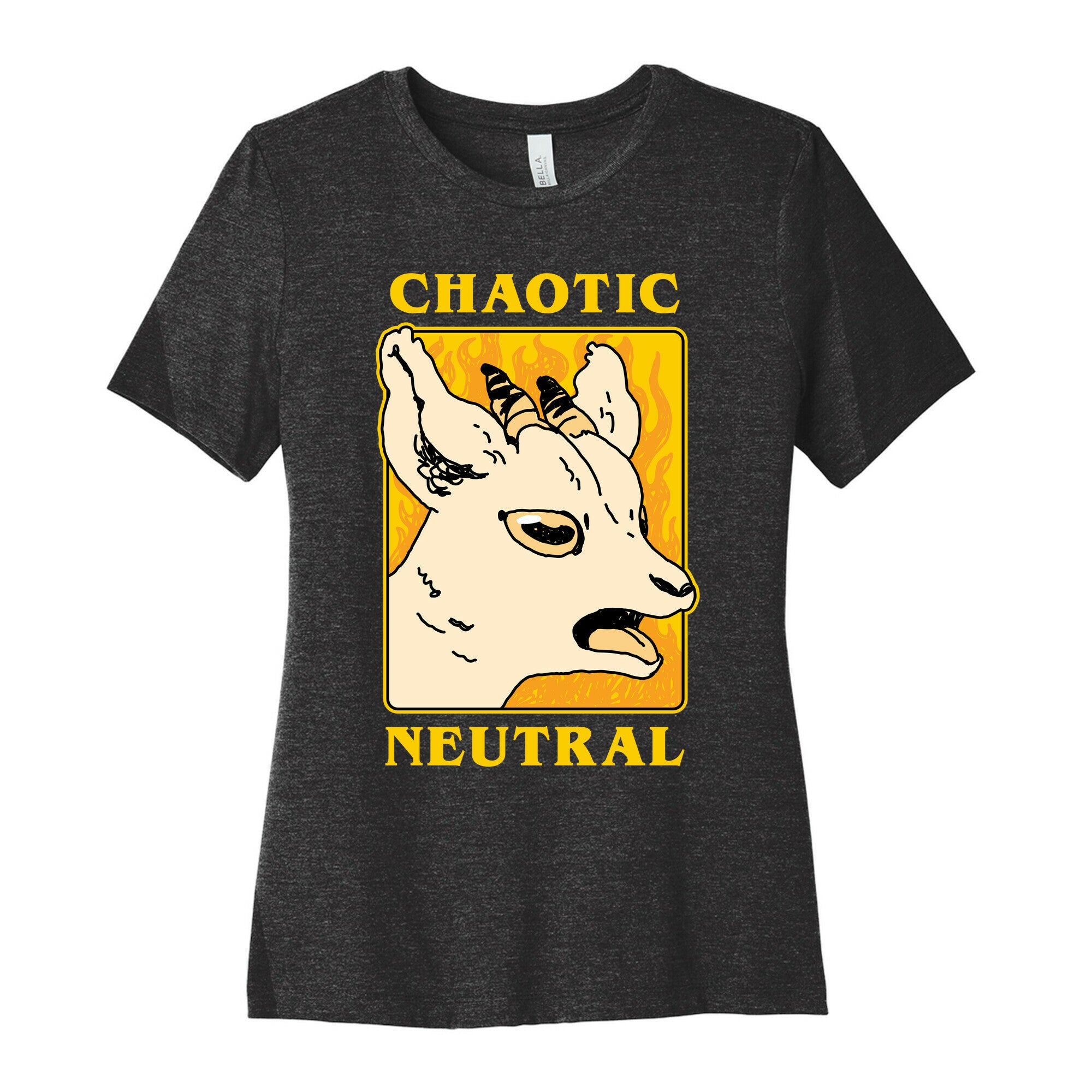 Chaotic Neutral Goat Women's Cotton Tee