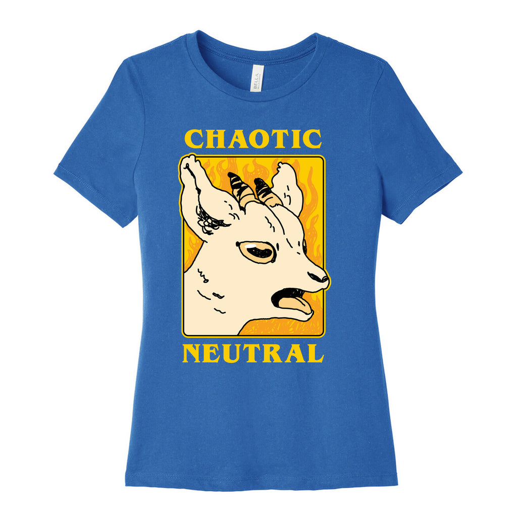 Chaotic Neutral Goat Women's Cotton Tee