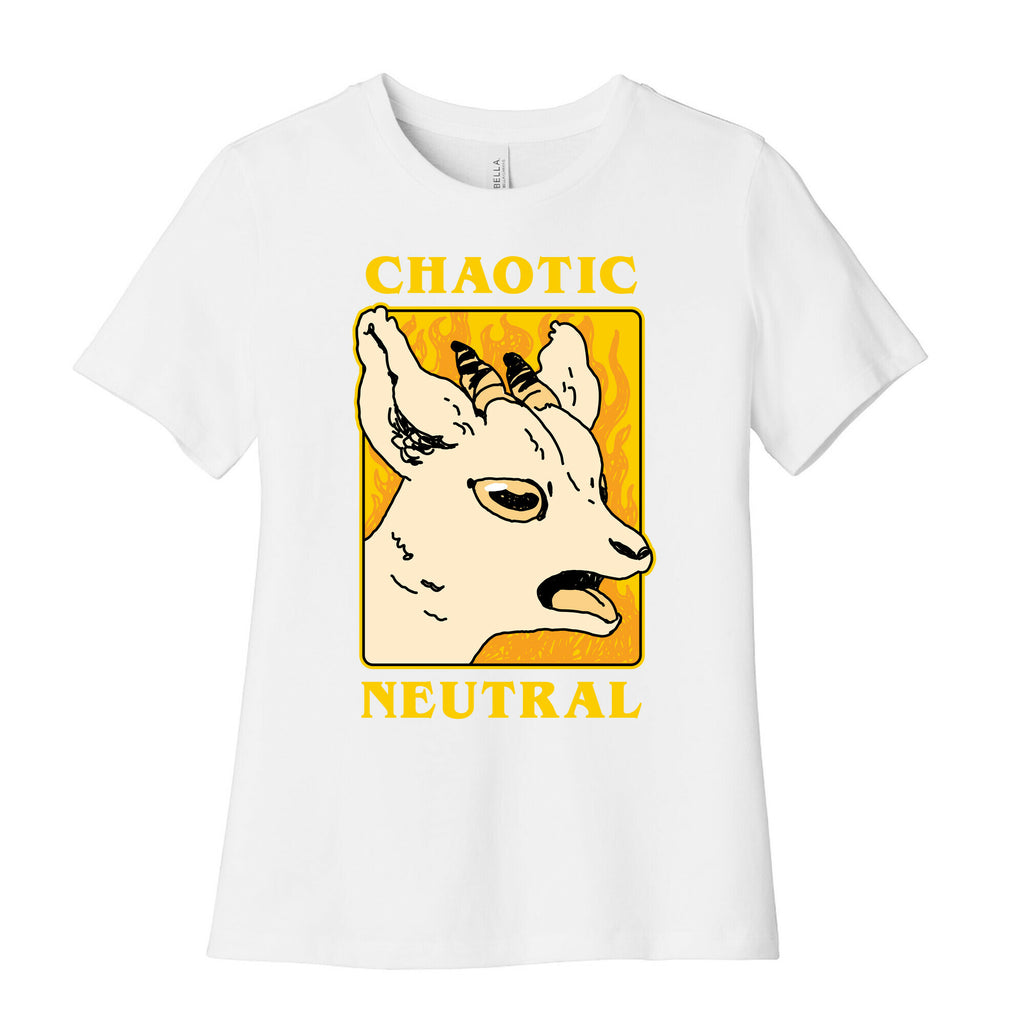Chaotic Neutral Goat Women's Cotton Tee