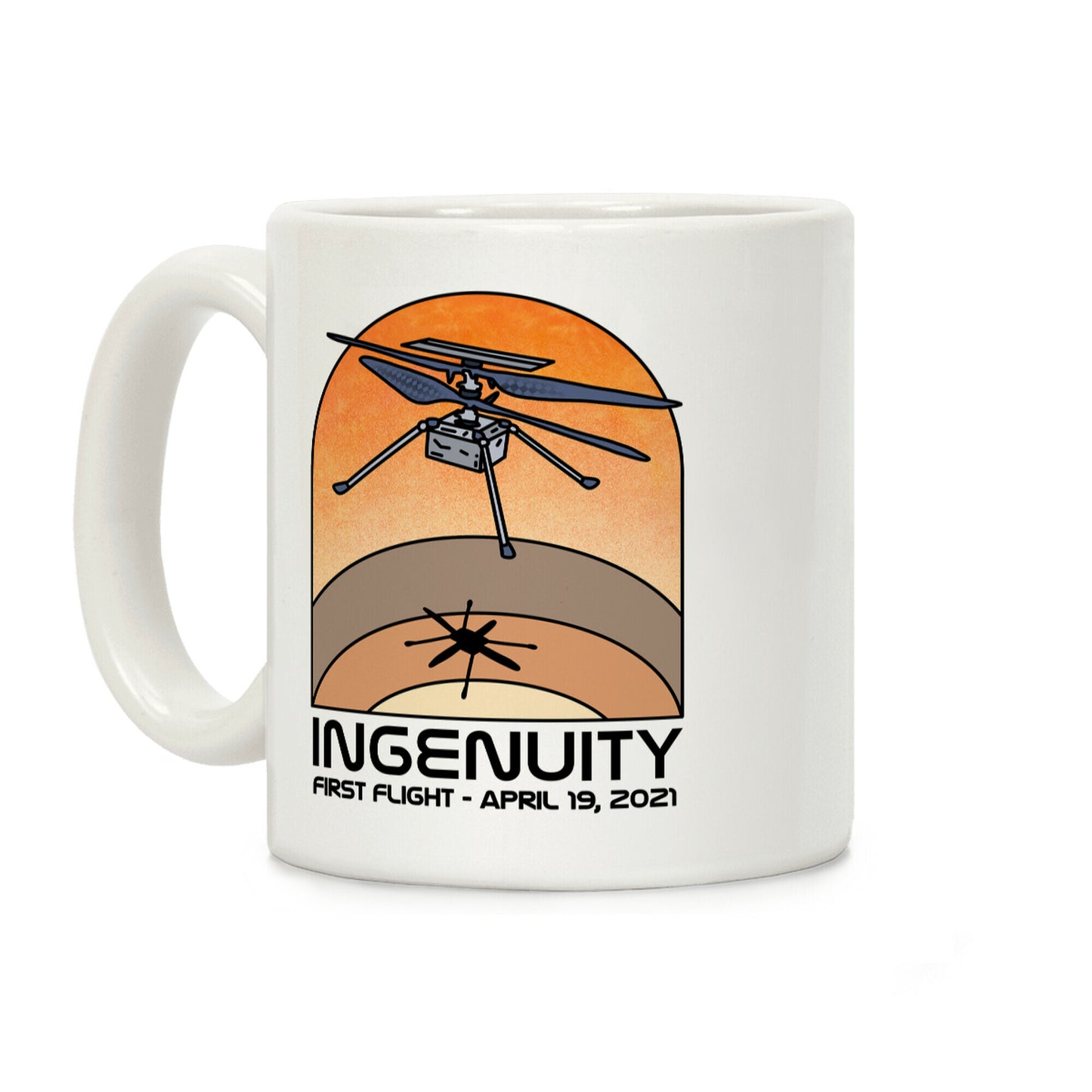 Ingenuity First Flight Date Coffee Mug