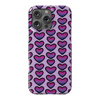 Bisexual Hearts Pattern Phone Case