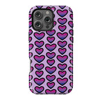 Bisexual Hearts Pattern Phone Case
