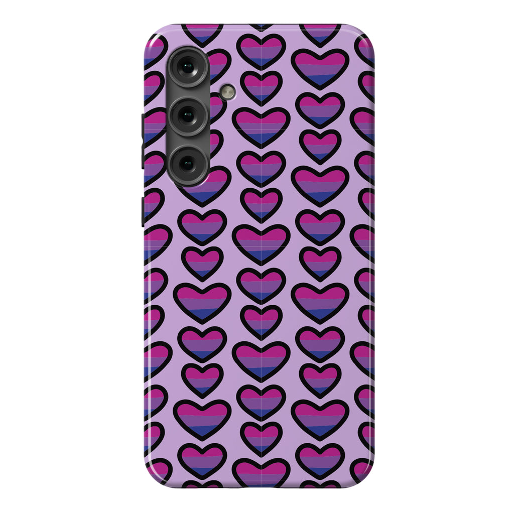 Bisexual Hearts Pattern Phone Case
