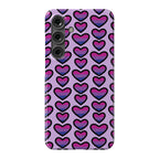 Bisexual Hearts Pattern Phone Case