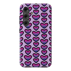 Bisexual Hearts Pattern Phone Case