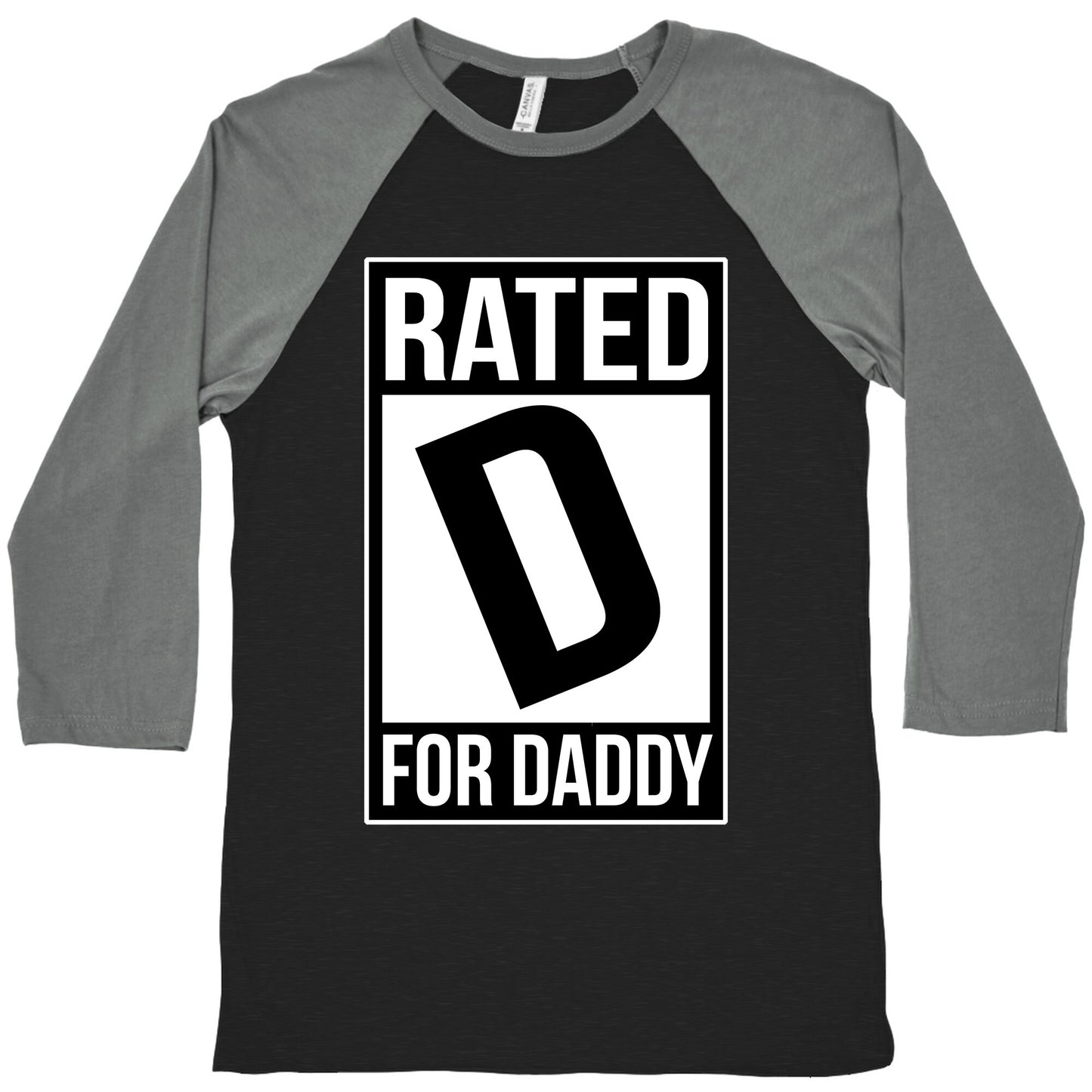 Rated D For DADDY Baseball Tee
