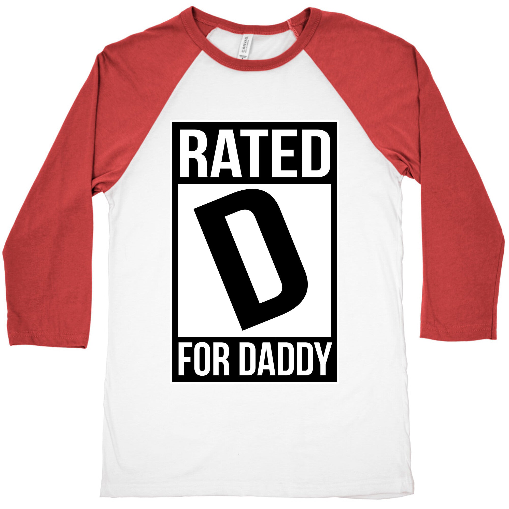 Rated D For DADDY Baseball Tee