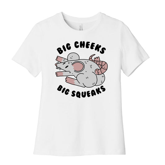Big Cheeks Big Squeaks Women's Cotton Tee