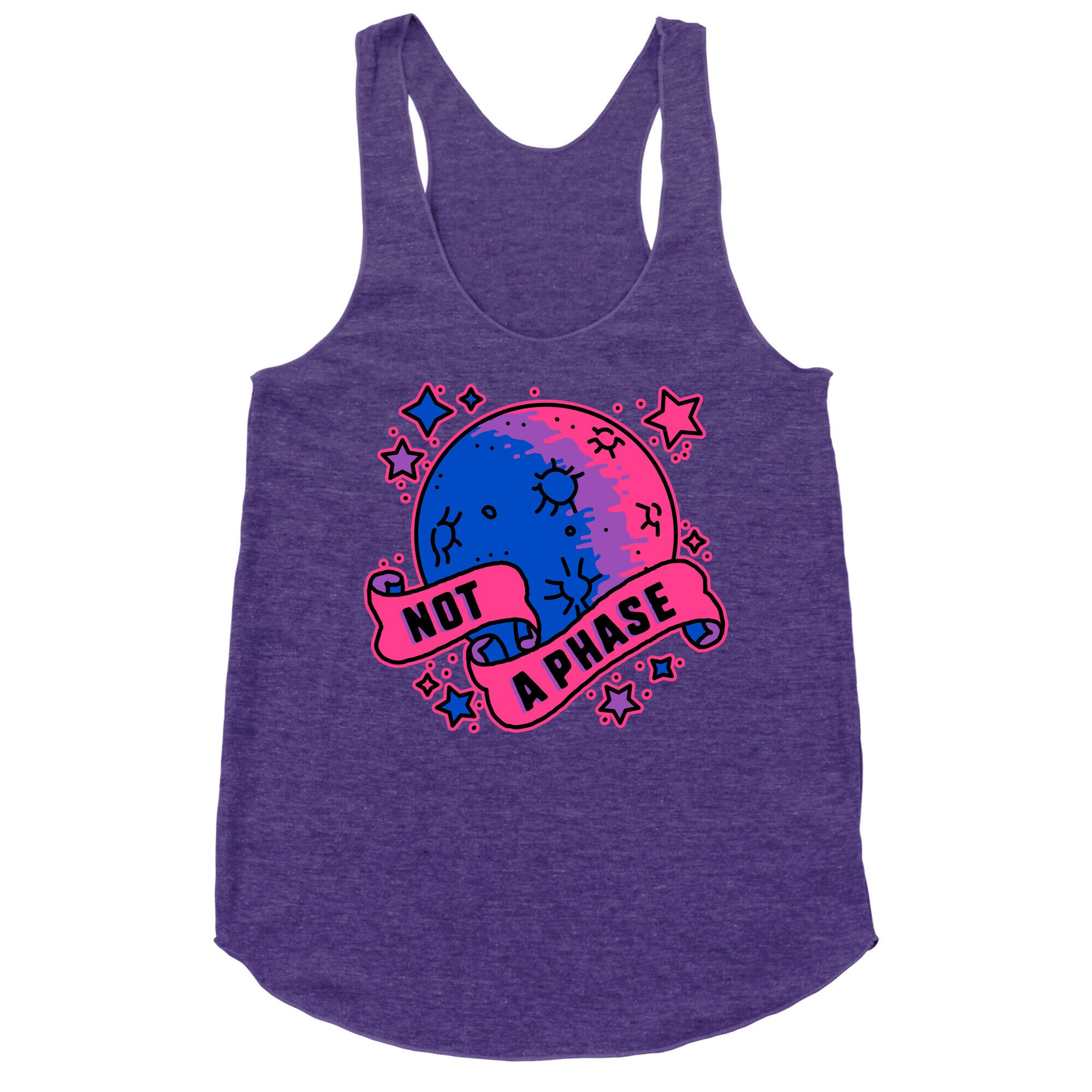 Not a Phase Bi Moon Racerback Tank