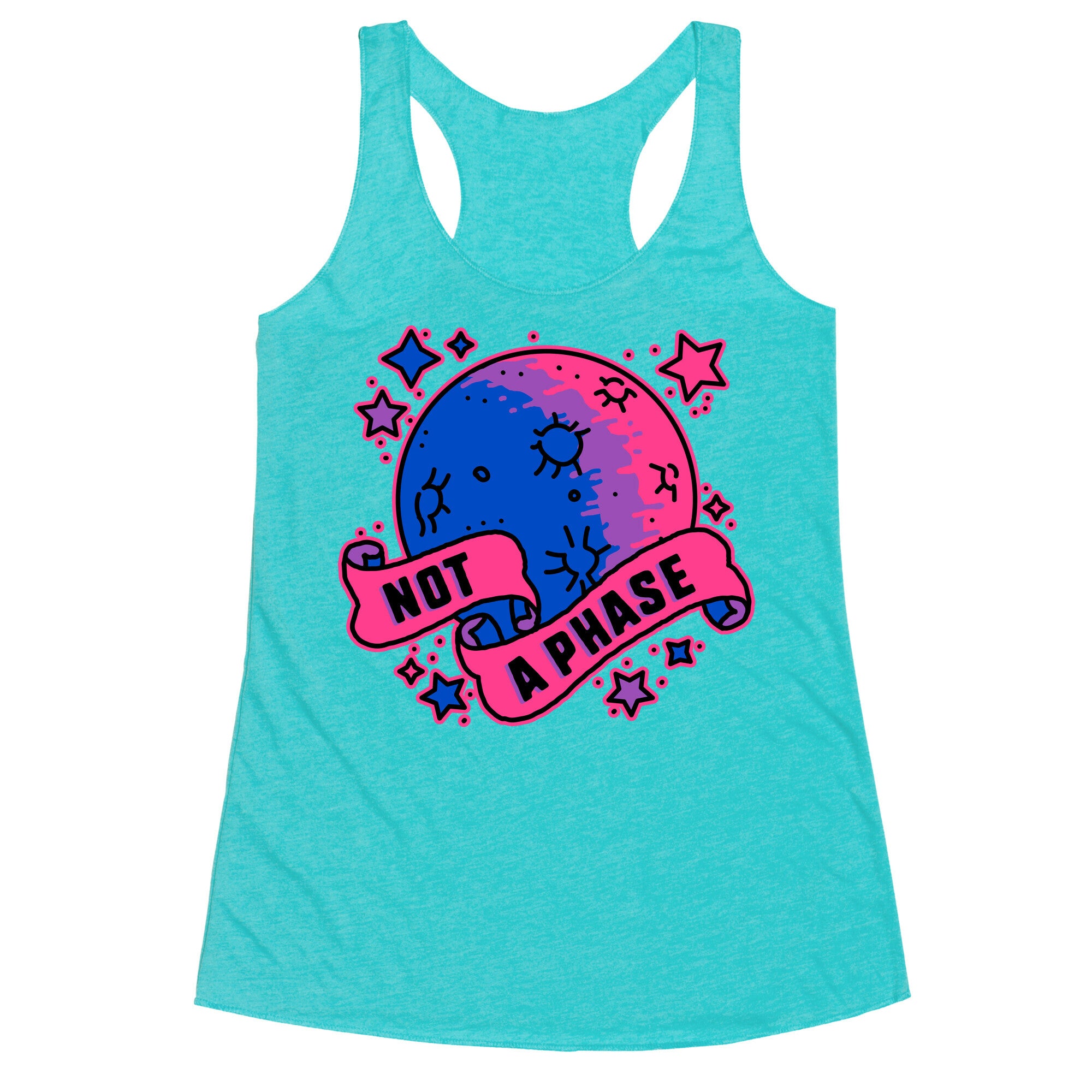 Not a Phase Bi Moon Racerback Tank