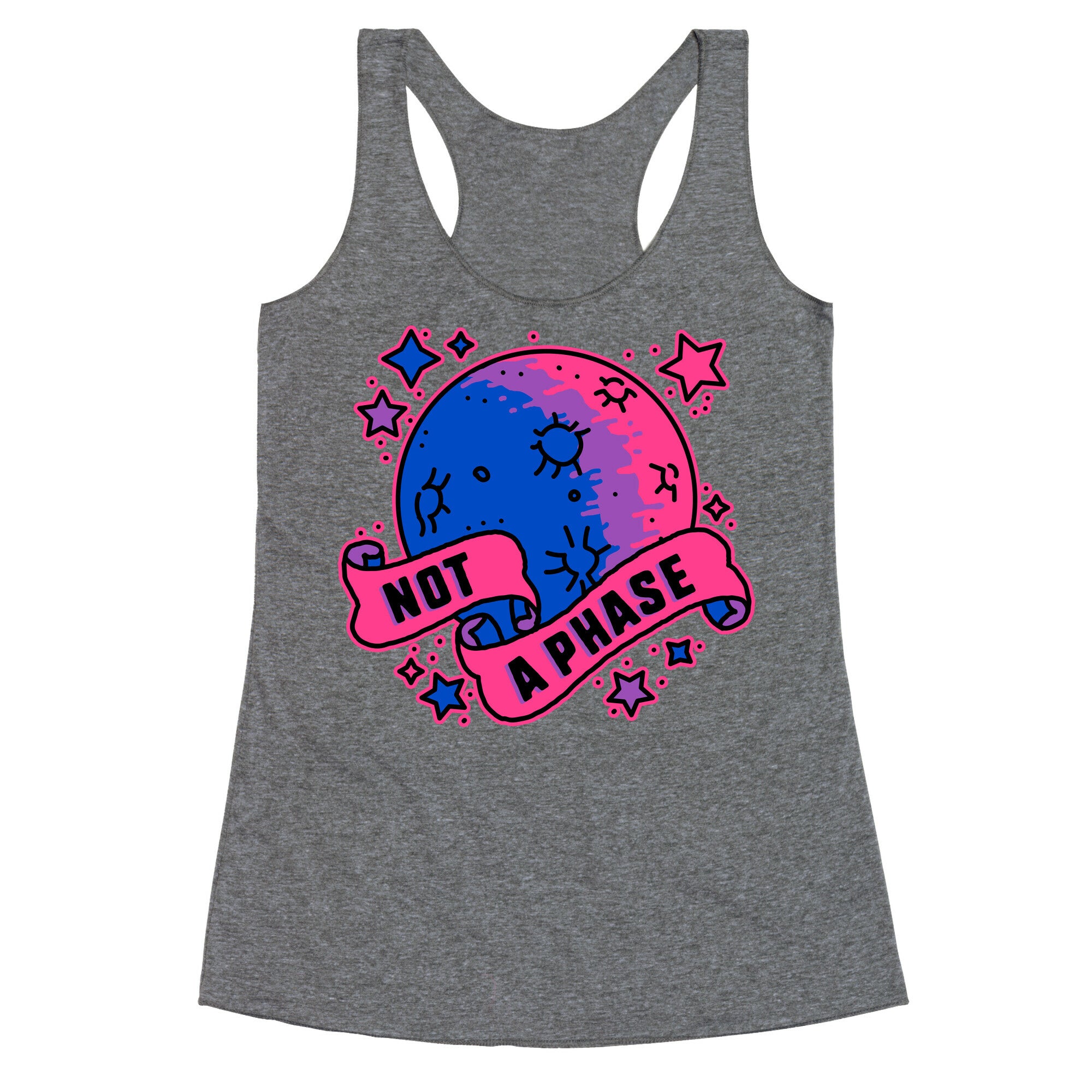 Not a Phase Bi Moon Racerback Tank