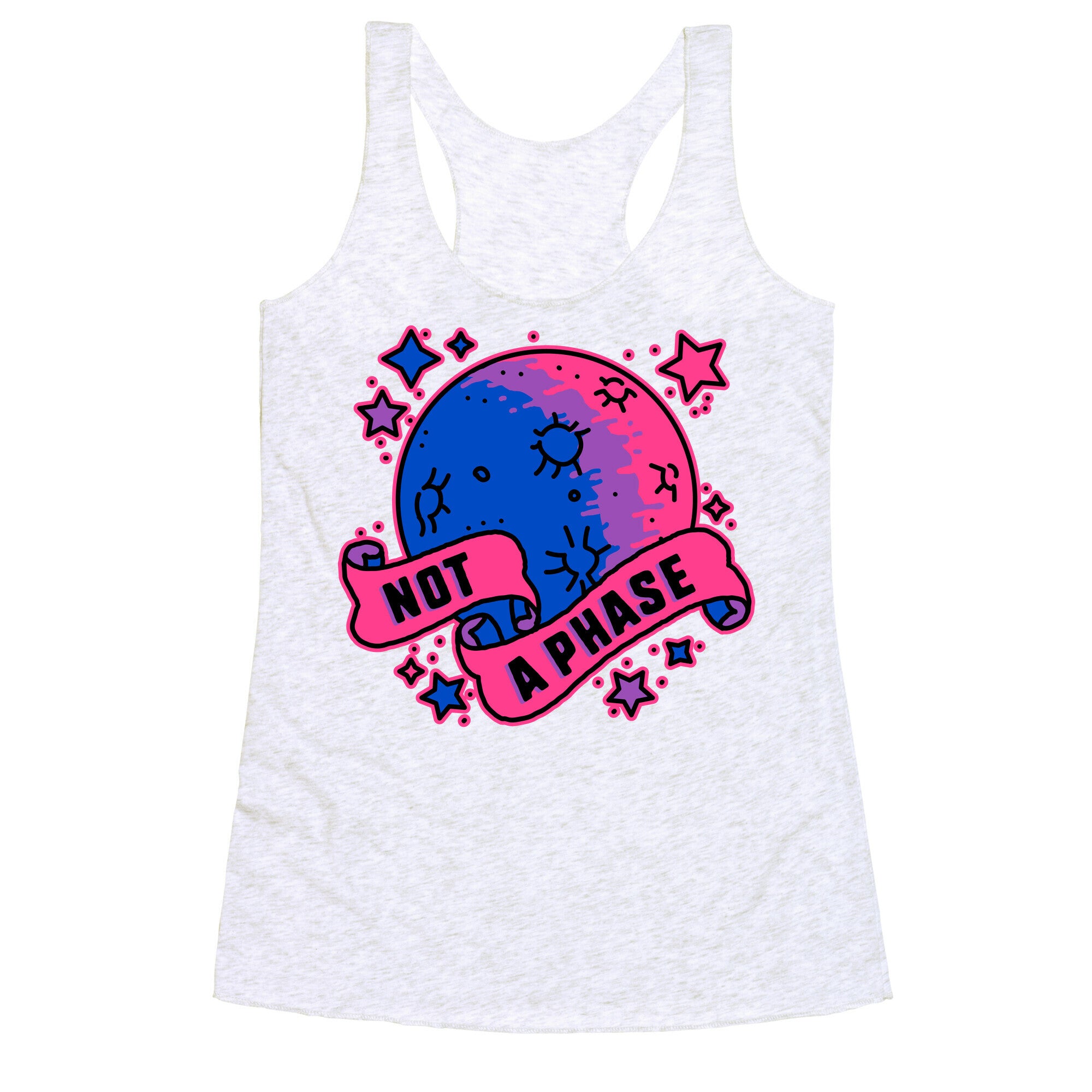 Not a Phase Bi Moon Racerback Tank