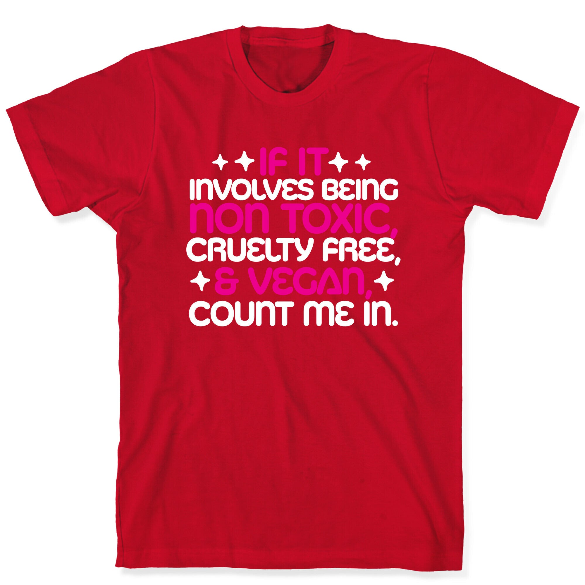 If It's Non Toxic, Cruelty Free, & Vegan, Count Me In. T-Shirt