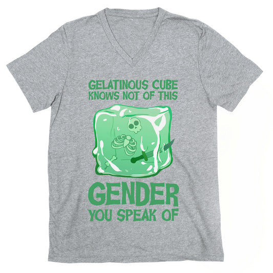 Gelatinous Cube Knows Not Of This Gender You Speak Of V-Neck