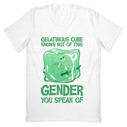 Gelatinous Cube Knows Not Of This Gender You Speak Of V-Neck