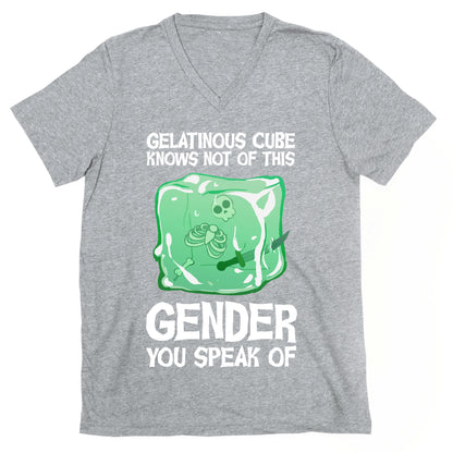 Gelatinous Cube Knows Not Of This Gender You Speak Of V-Neck