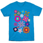 Hippie Pride Flower Pattern T-Shirt