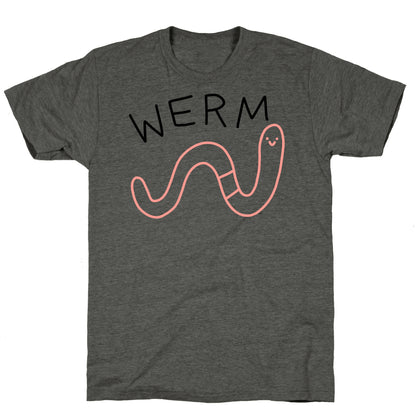 Werm Derpy Worm Unisex Triblend Tee