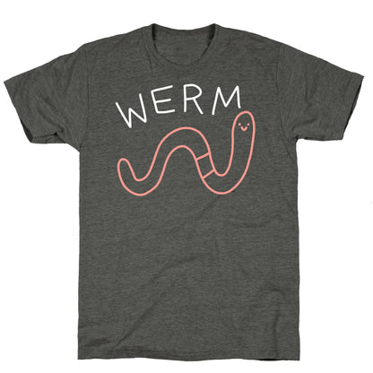 Werm Derpy Worm Unisex Triblend Tee