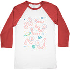 Worms In Space Baseball Tee
