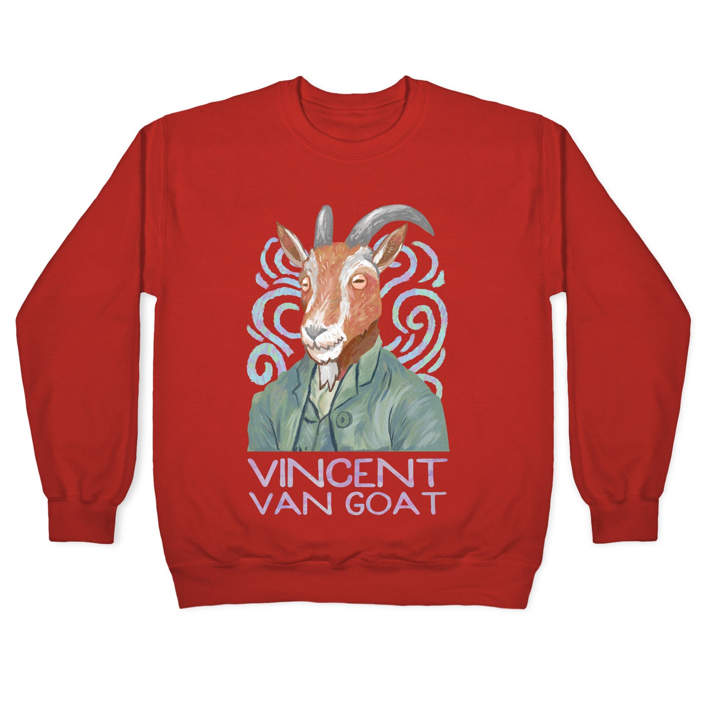 Vincent Van Goat Crewneck Sweatshirt