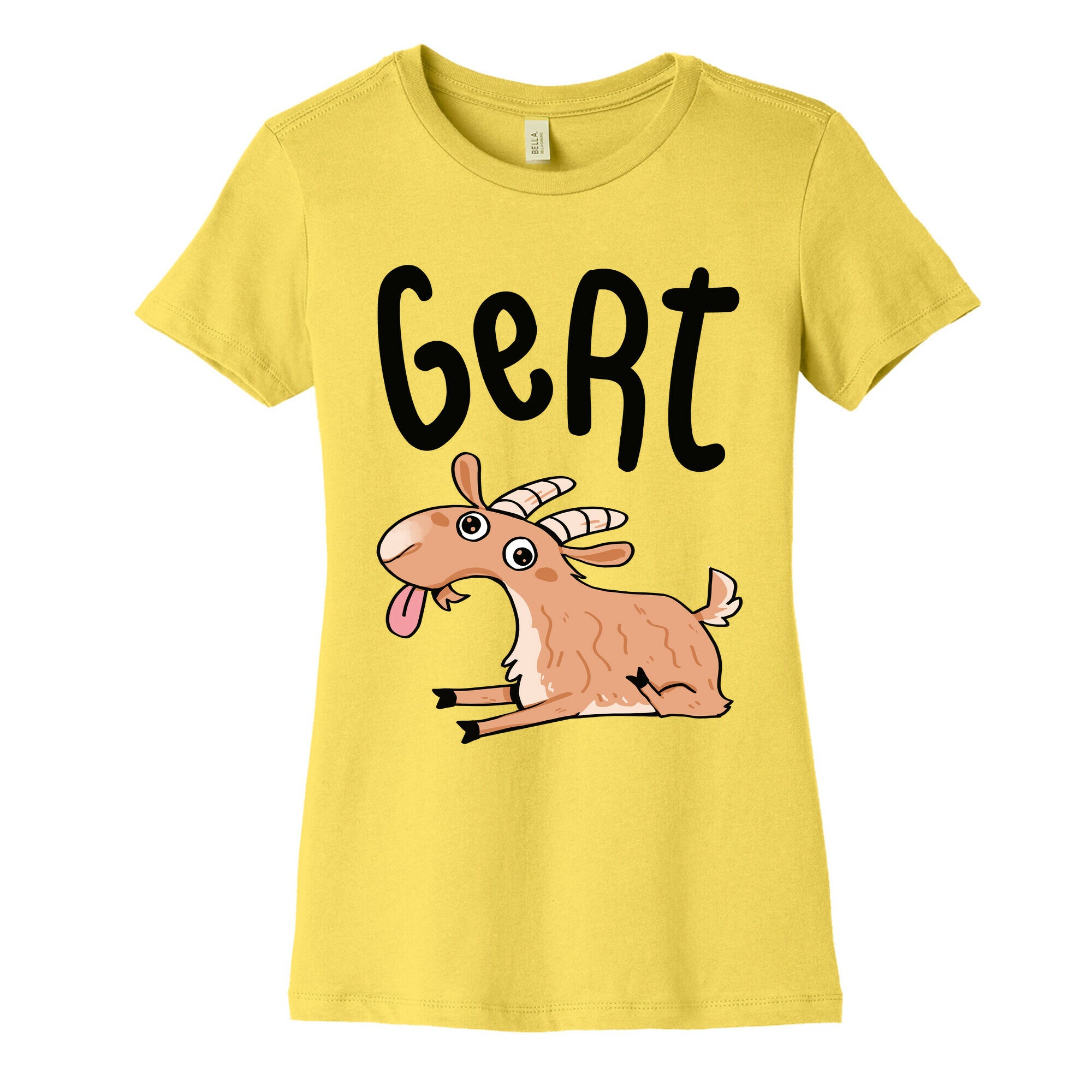 Gert Derpy Goat Women's Cotton Tee