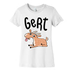 Gert Derpy Goat Women's Cotton Tee