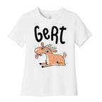 Gert Derpy Goat Women's Cotton Tee