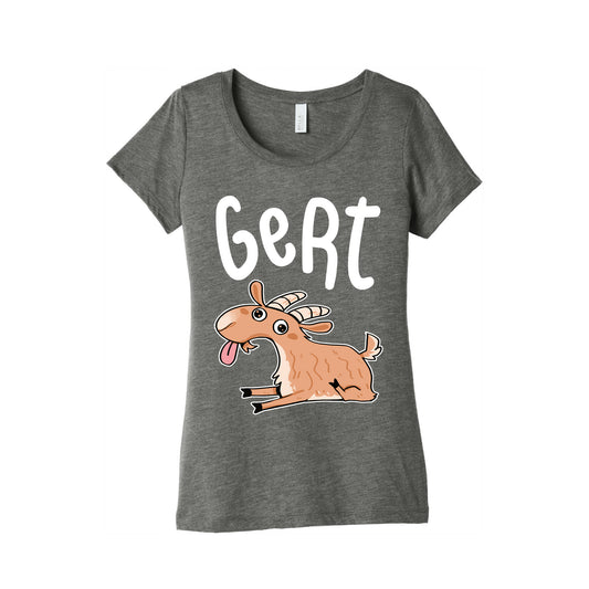 Gert Derpy Goat Women's Triblend Tee