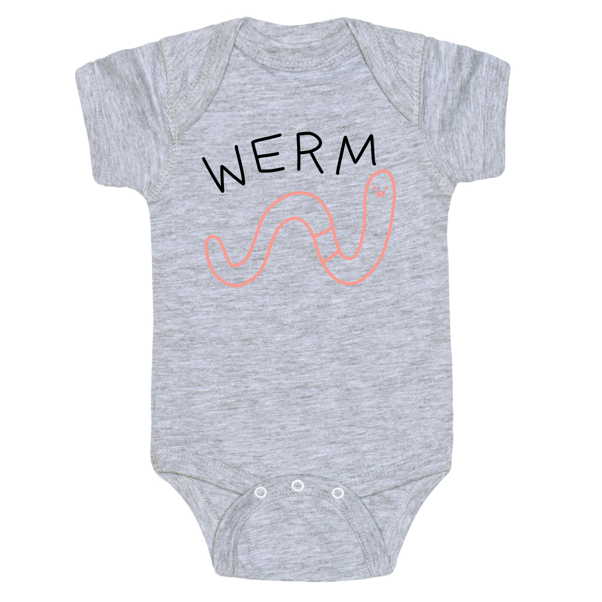 Werm Derpy Worm Baby One Piece
