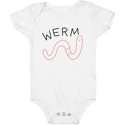 Werm Derpy Worm Baby One Piece