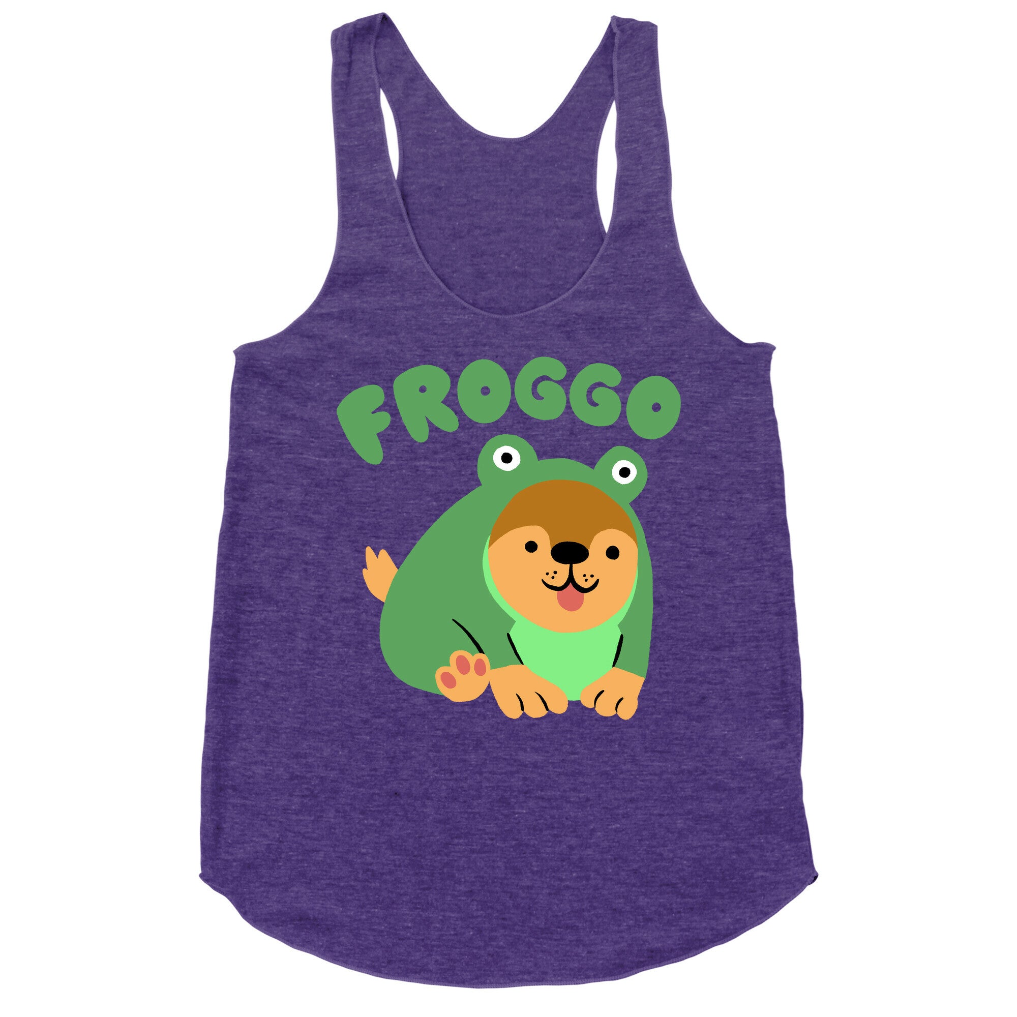 Froggo Doggo Frog Racerback Tank
