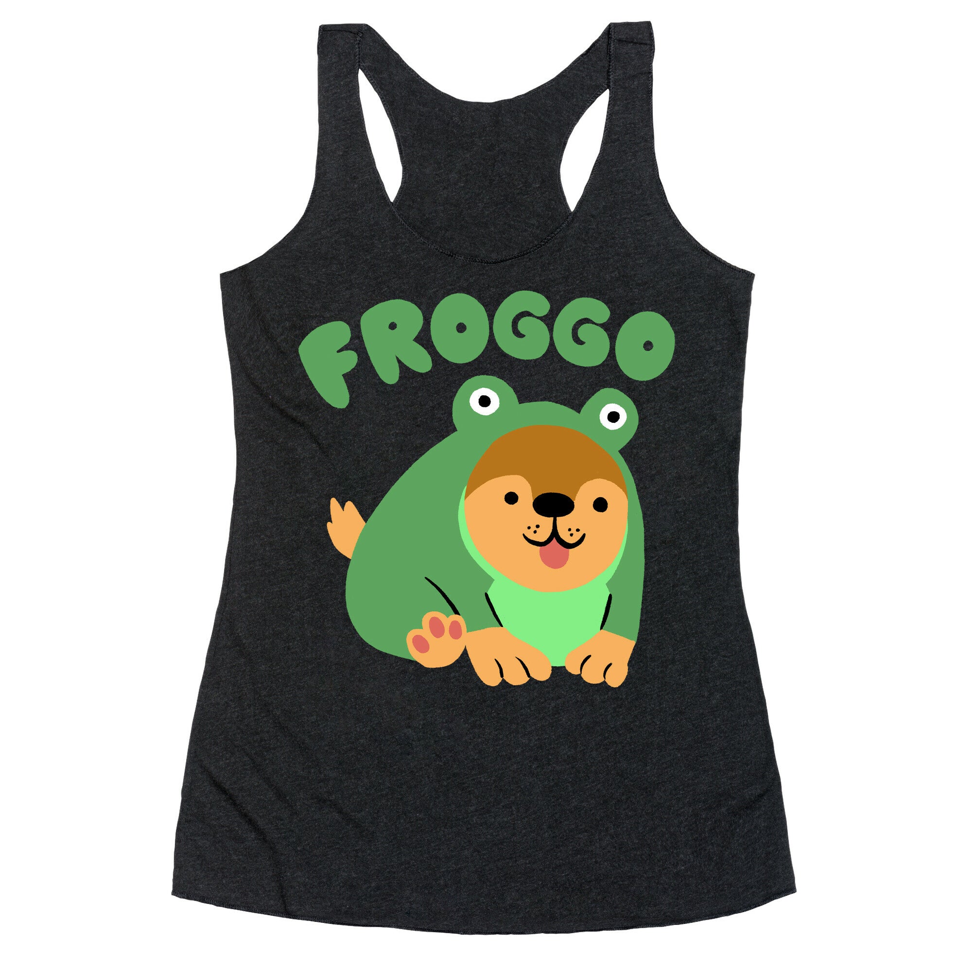 Froggo Doggo Frog Racerback Tank