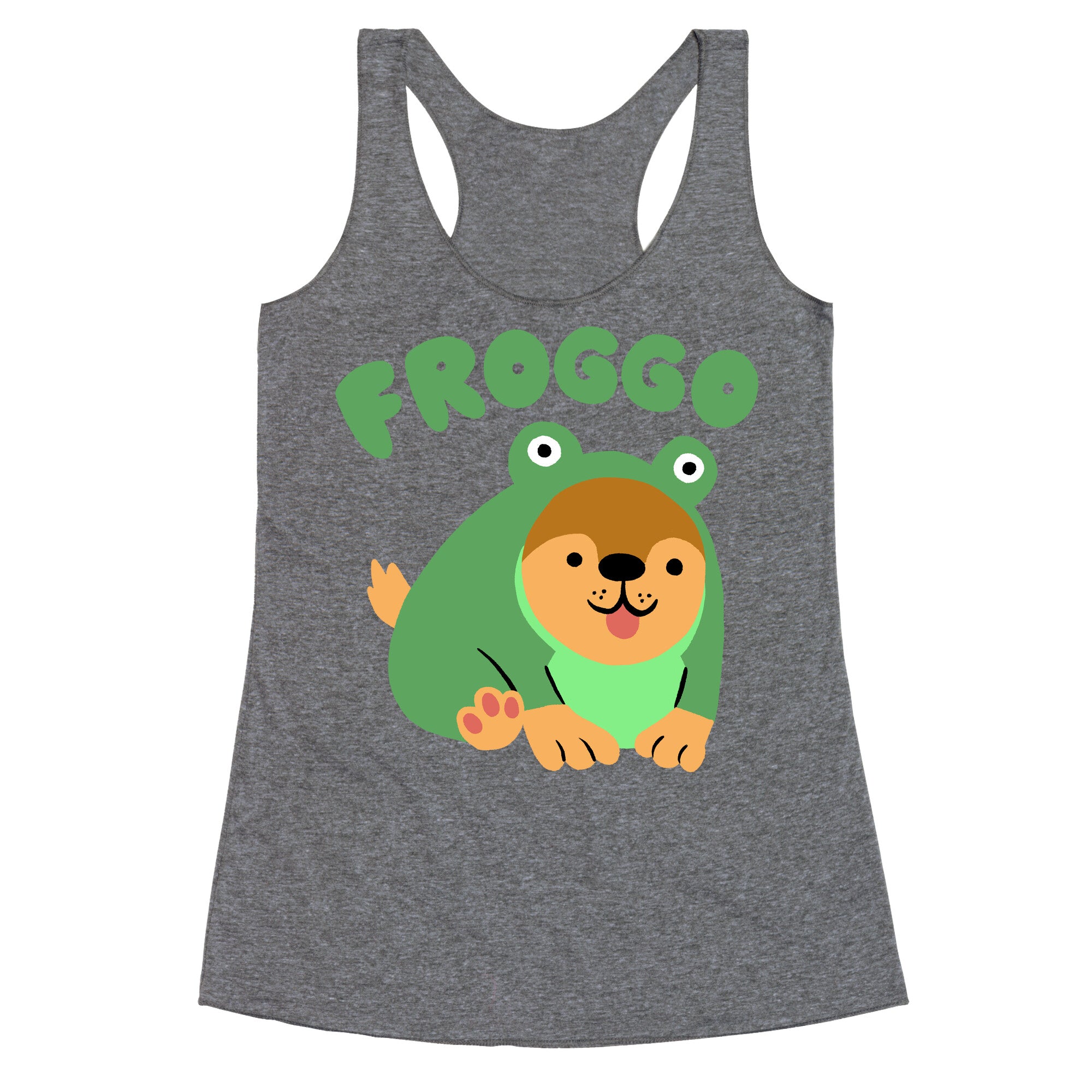 Froggo Doggo Frog Racerback Tank