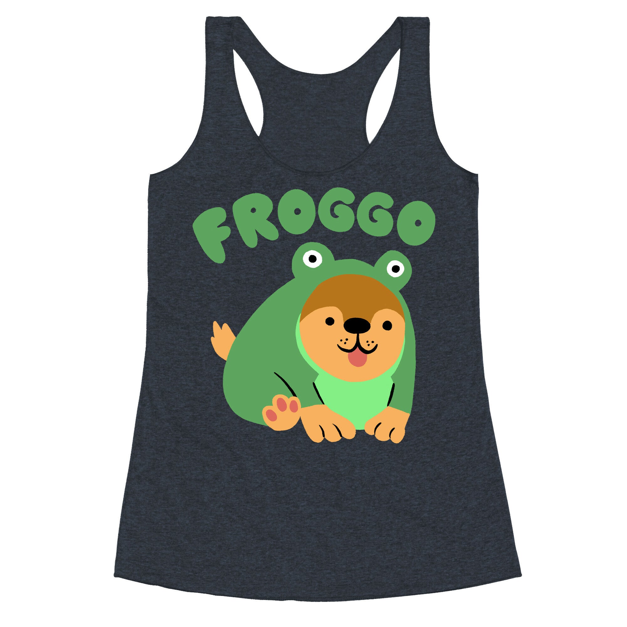 Froggo Doggo Frog Racerback Tank