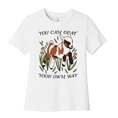 You Can Goat Your Own Way Women's Cotton Tee