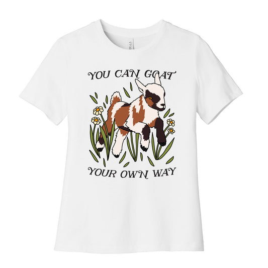 You Can Goat Your Own Way Women's Cotton Tee