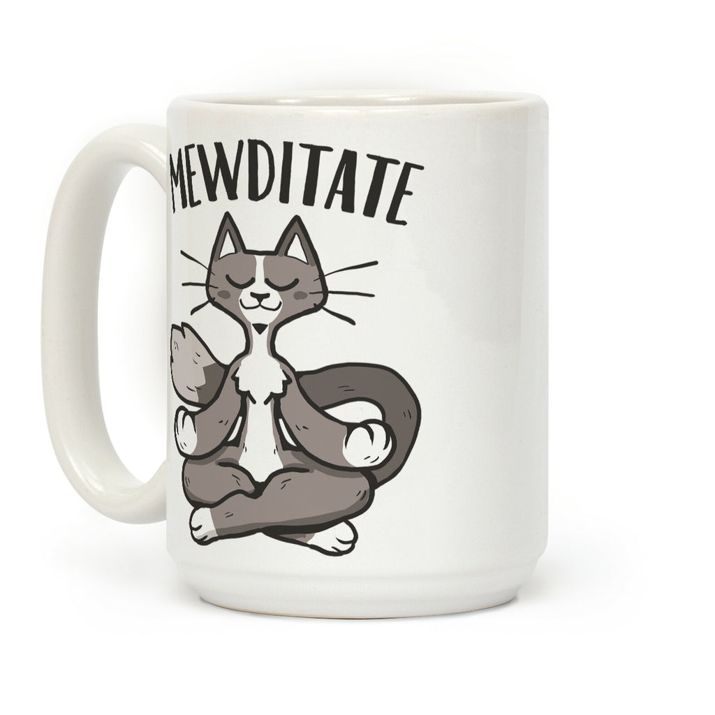 Mewditate Coffee Mug