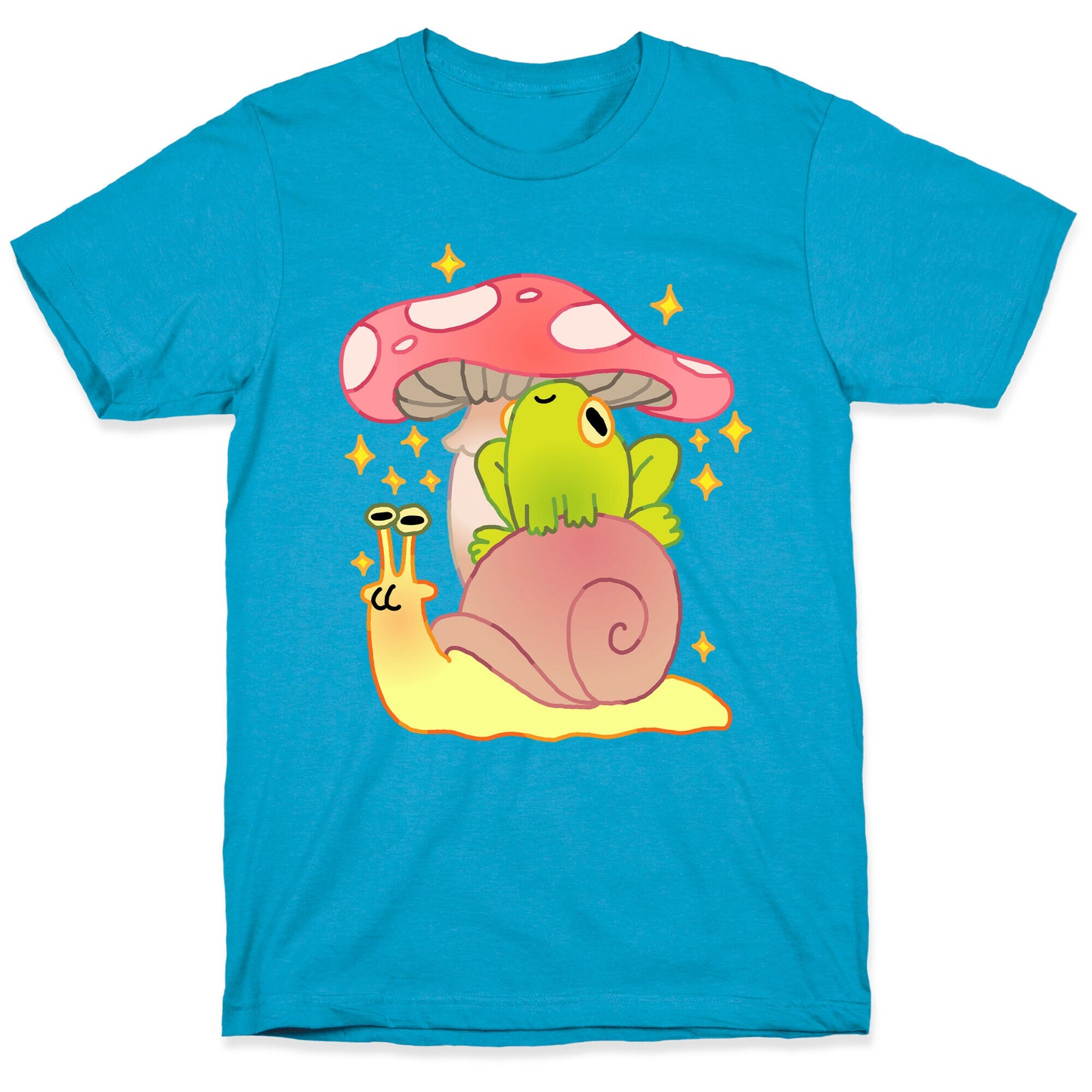 Cute Snail & Frog Unisex Triblend Tee