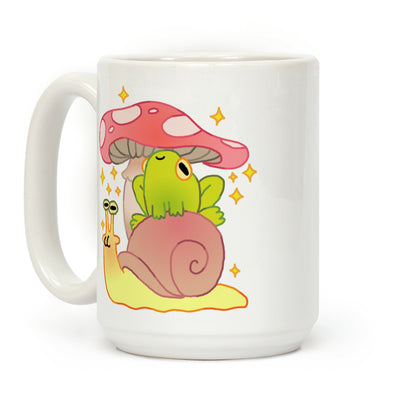 Cute Snail & Frog Coffee Mug