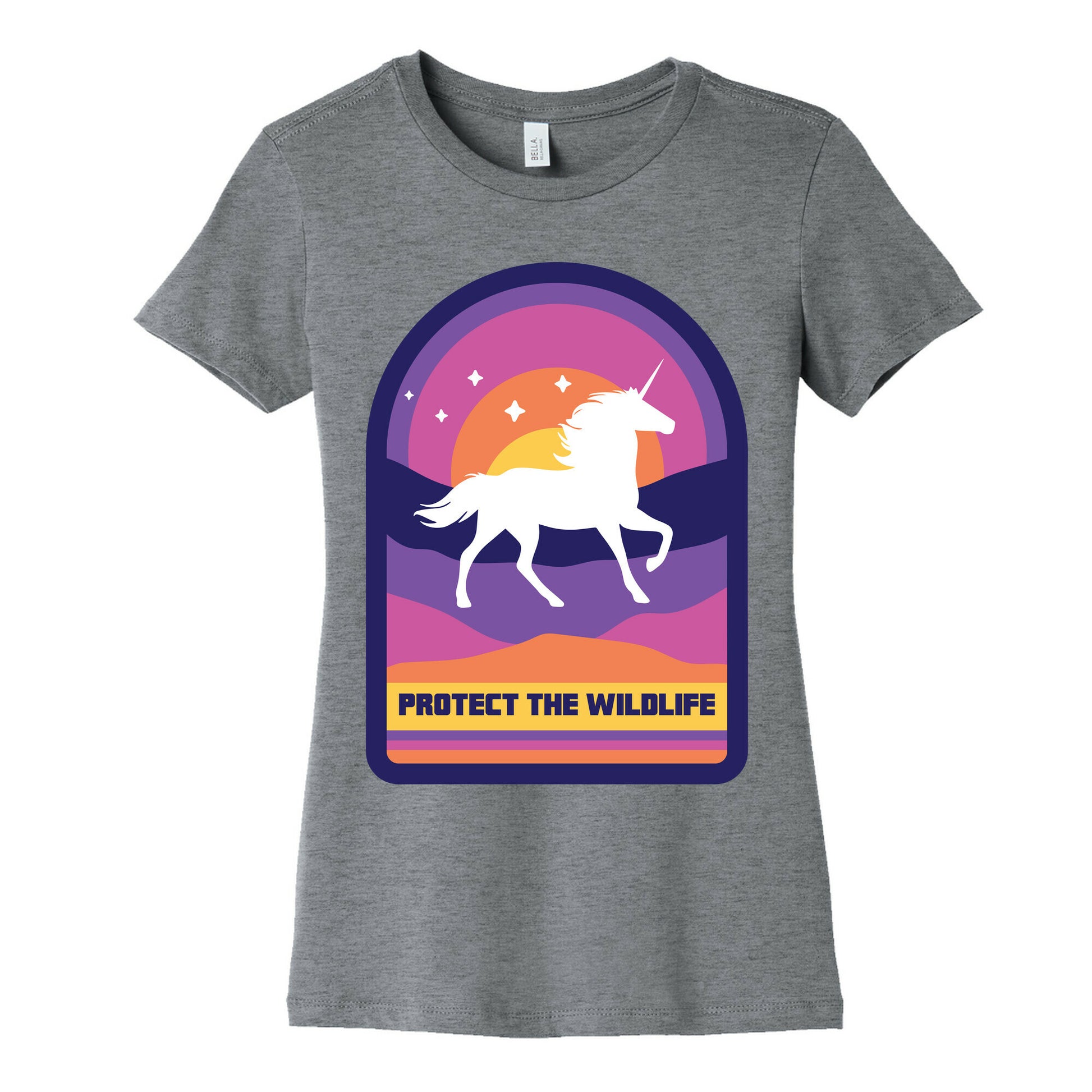 Protect The Wildlife (Unicorn) Women's Cotton Tee