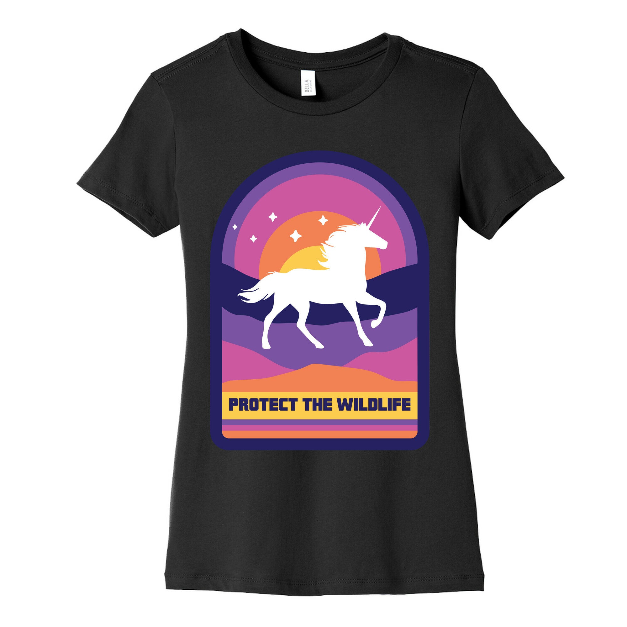Protect The Wildlife (Unicorn) Women's Cotton Tee