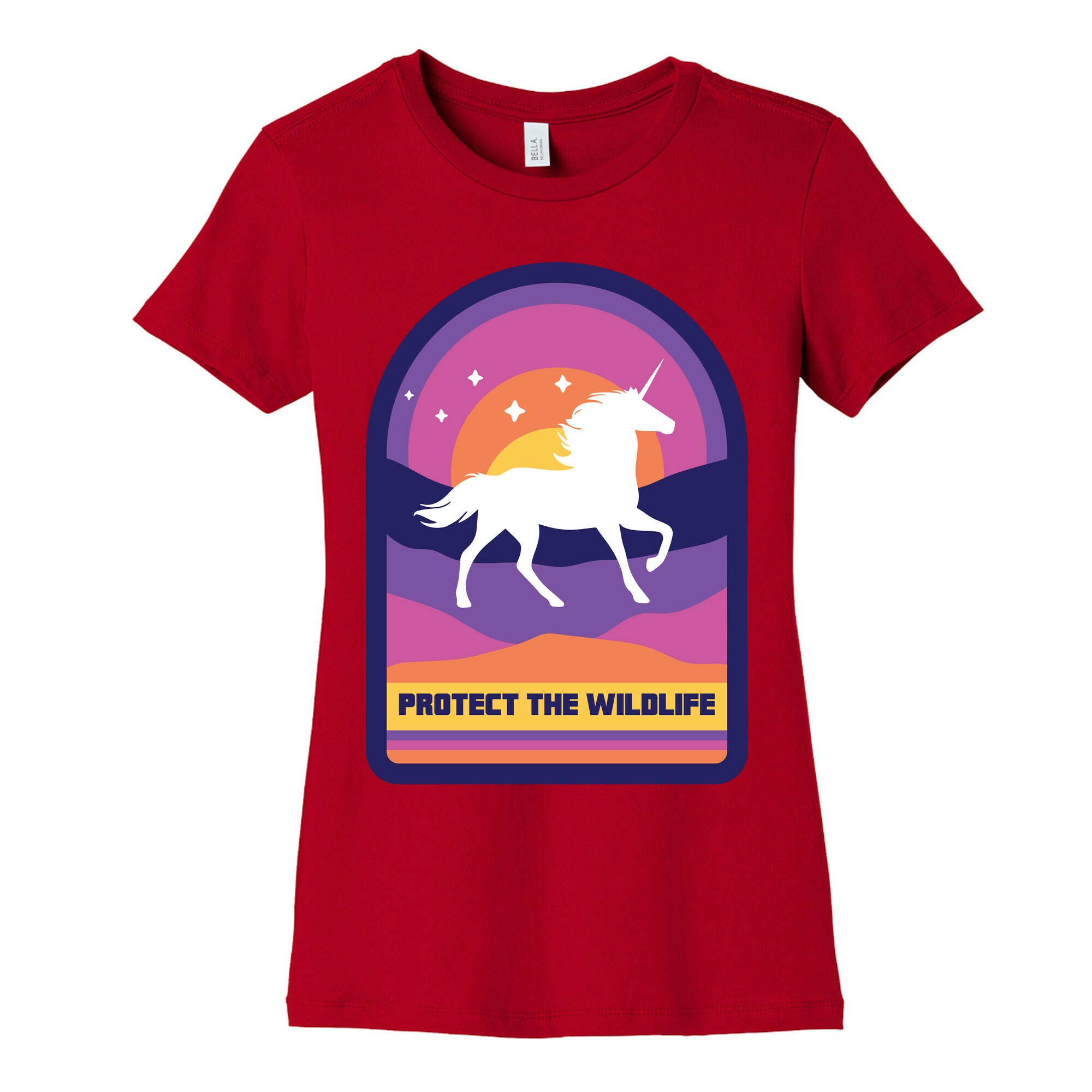 Protect The Wildlife (Unicorn) Women's Cotton Tee
