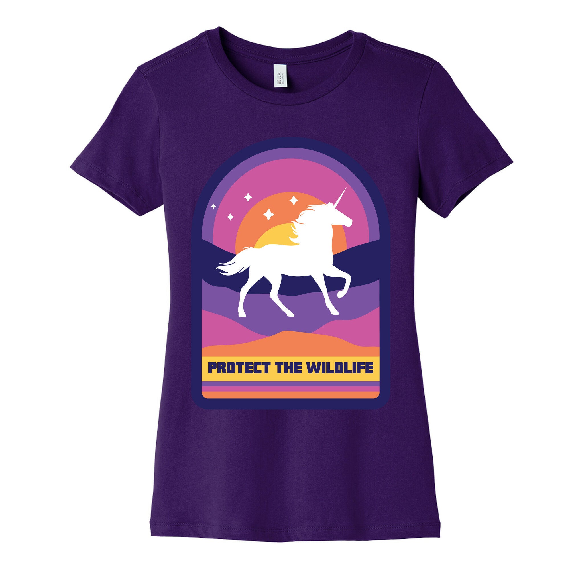 Protect The Wildlife (Unicorn) Women's Cotton Tee